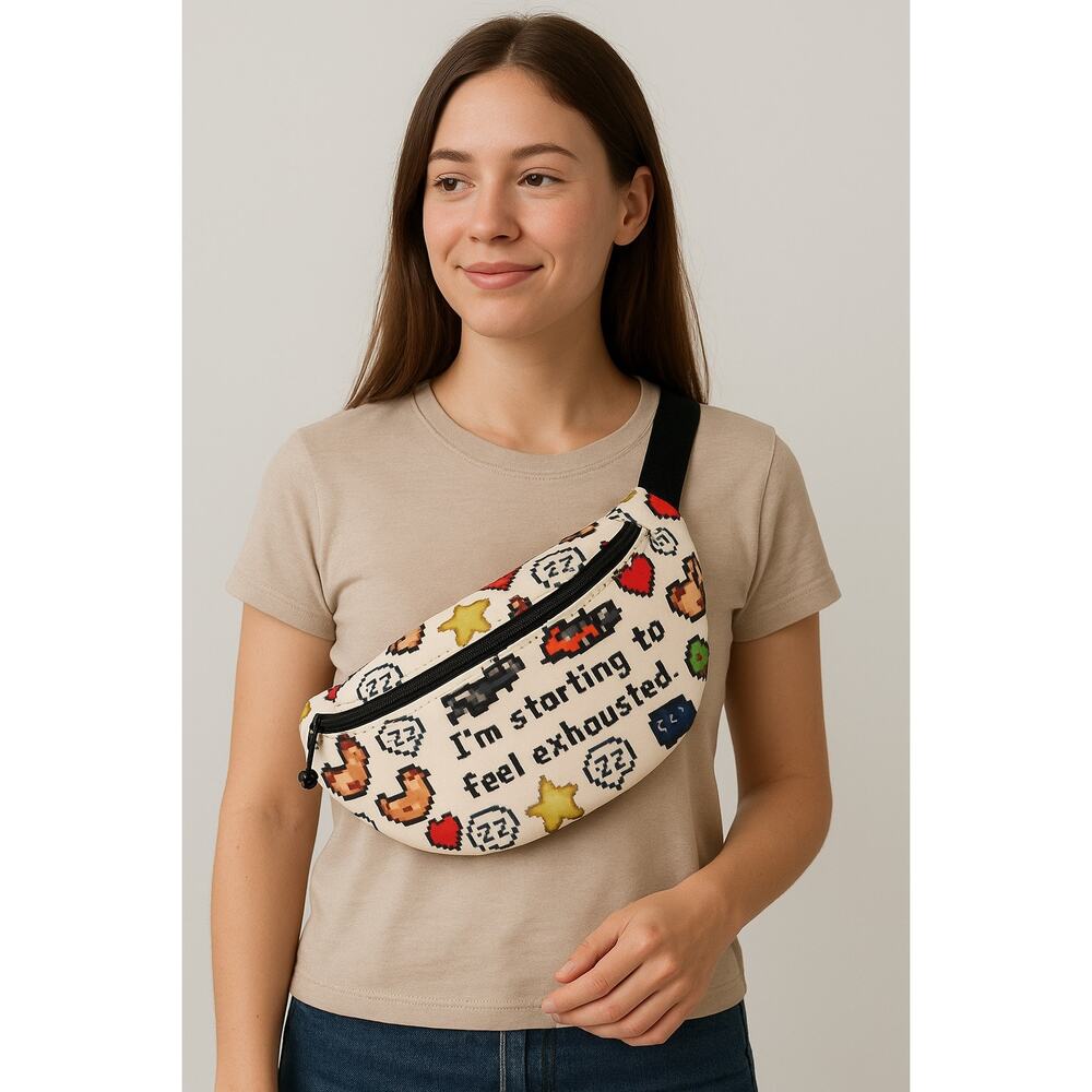 Pixel Art Fanny Pack Waist Bag – Funny Retro Design